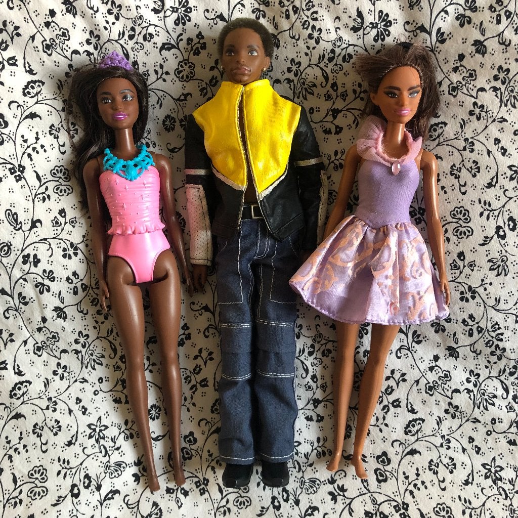 Barbies & Ken poppen Mattel met donkere huid, Ophalen of Verzenden, Zo goed als nieuw, Barbie