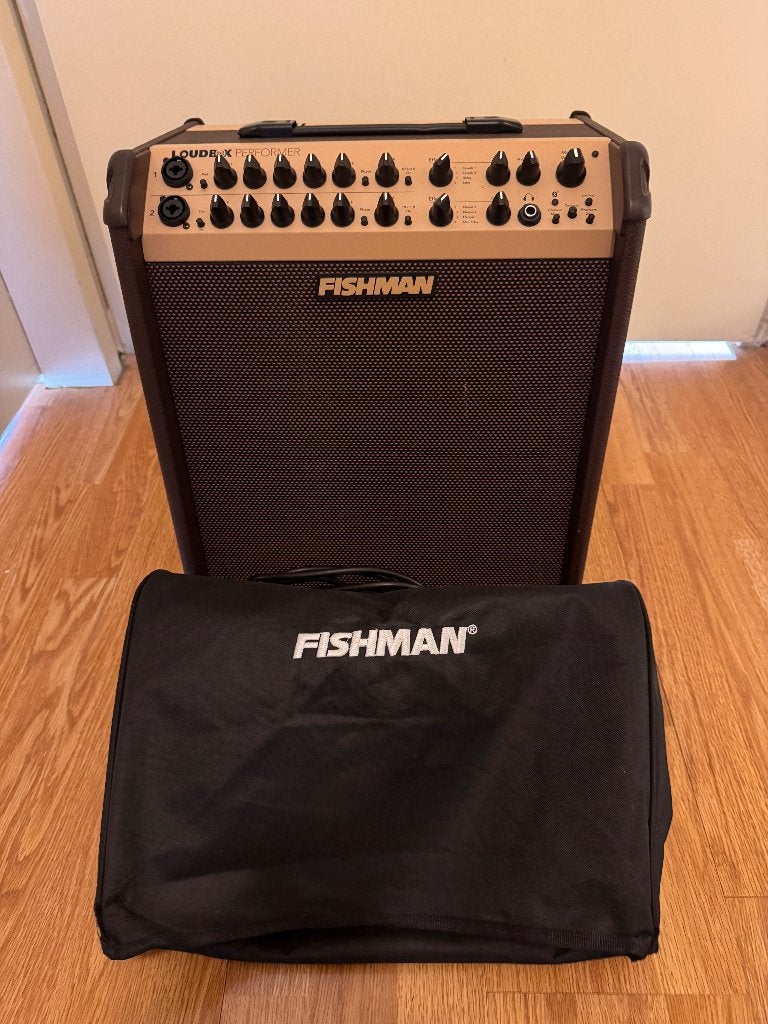 Fishman Loudbox Performer 180W akoestische versterker + hoes, Ophalen, Zo goed als nieuw, Gitaar, 100 watt of meer