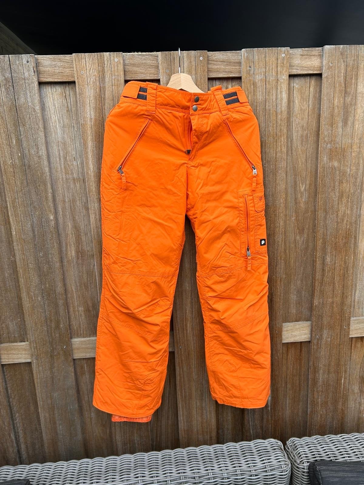 Protest skibroek maat 164 - Oranje, Protest, Ophalen of Verzenden, Zo goed als nieuw, Kleding