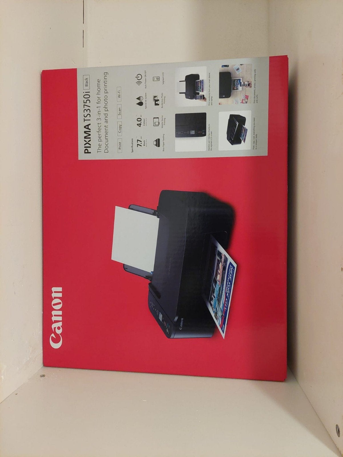 2x Nieuwe Canon PIXMA TS3750I All-in-One Printers, Kleur printen, Canon, Inkjetprinter, All-in-one