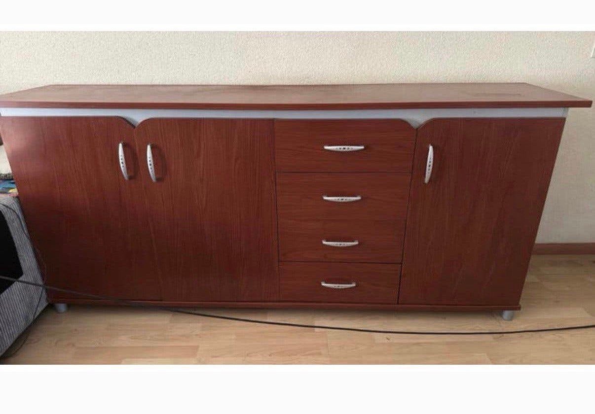 Dressoir kersenhout- veel opbergruimte!, Ophalen, Zo goed als nieuw, 25 tot 50 cm, Kersenhout