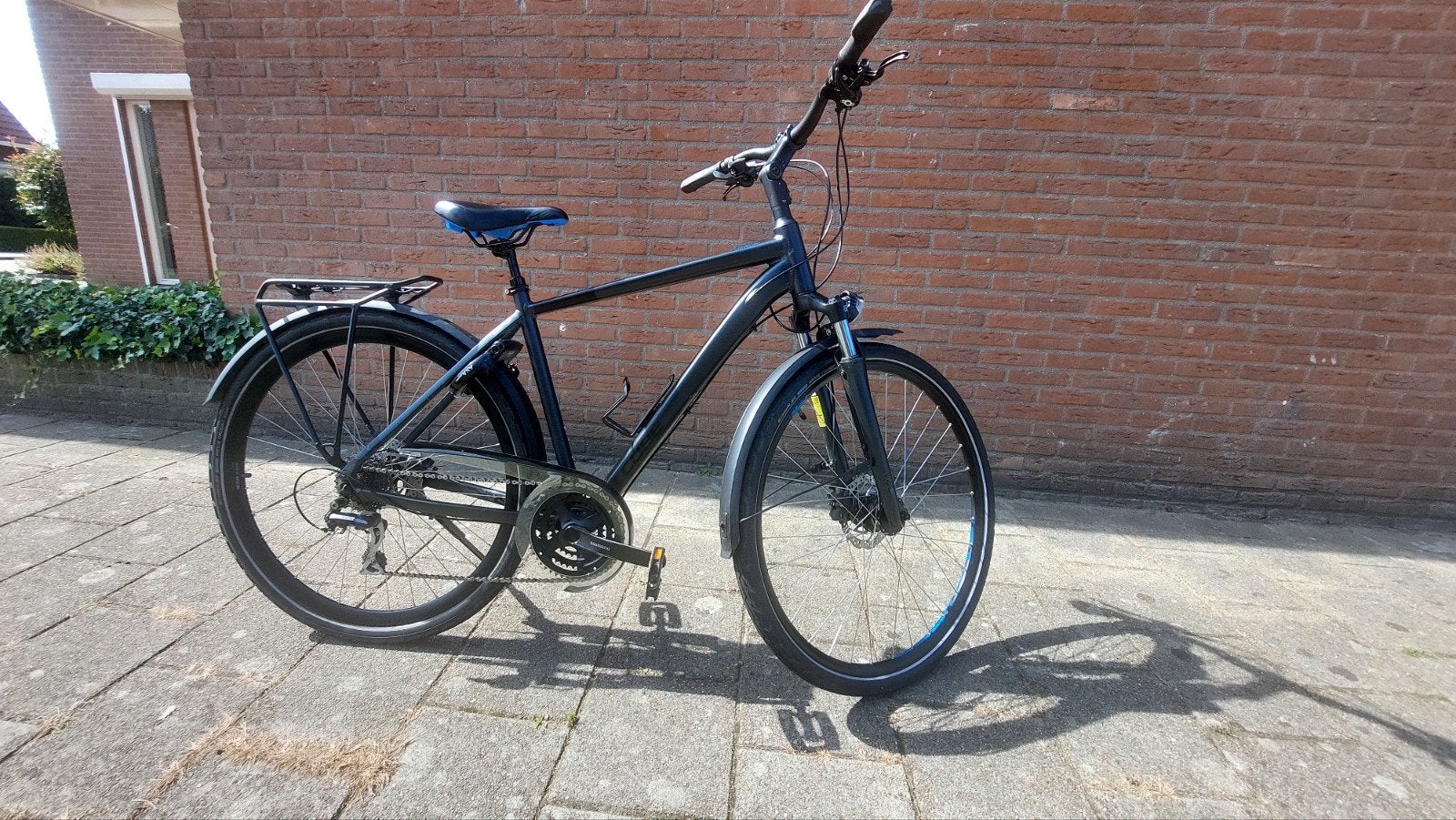 Cube Touring ONE herenfiets maat 52cm, 28 inch, Vering, 49 tot 53 cm, Zo goed als nieuw