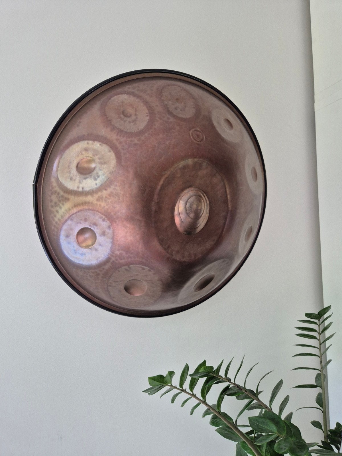 Chaya Handpan C Amara Ember (10 tonen) + Muurbeugel & Certf, Ophalen, Zo goed als nieuw, Overige soorten