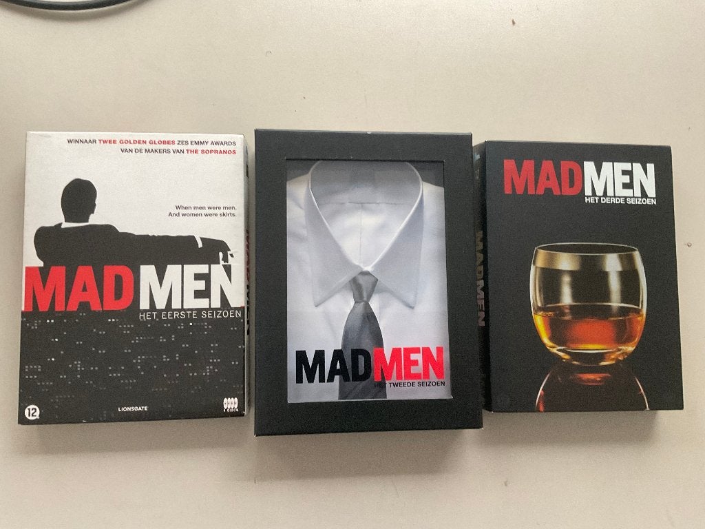 Mad Men S1 + S2 + S3 DVD NL, Drama, Ophalen of Verzenden, Vanaf 12 jaar, Gebruikt