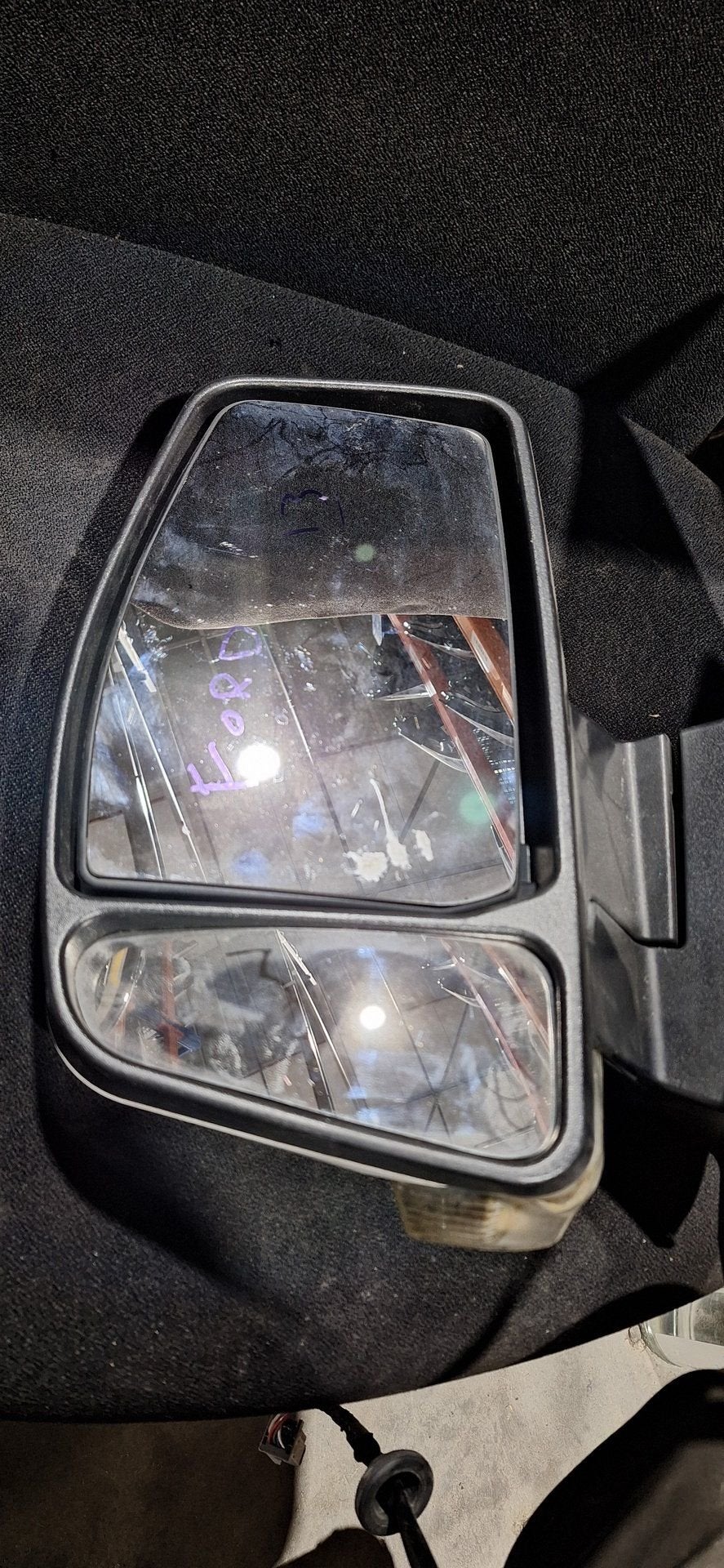 Ford Transit (Custom) links buitenspiegel met dodehoek en kn, Auto diversen, Gebruikt, -, -, Ophalen of Verzenden