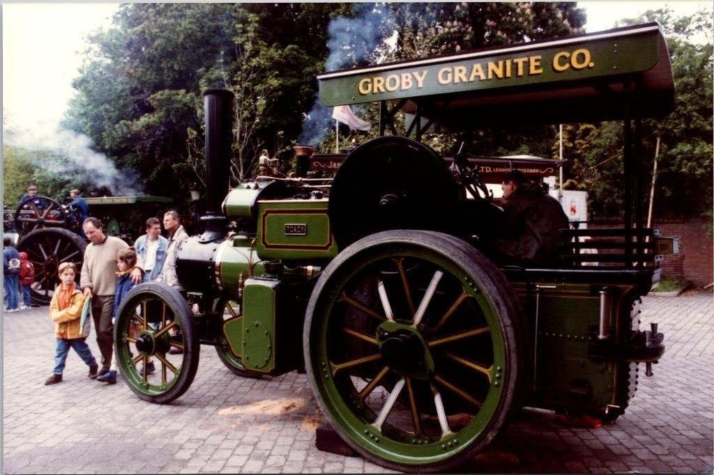 Historische stoommachines - 23 foto's II, Ophalen of Verzenden, Zo goed als nieuw, Auto's