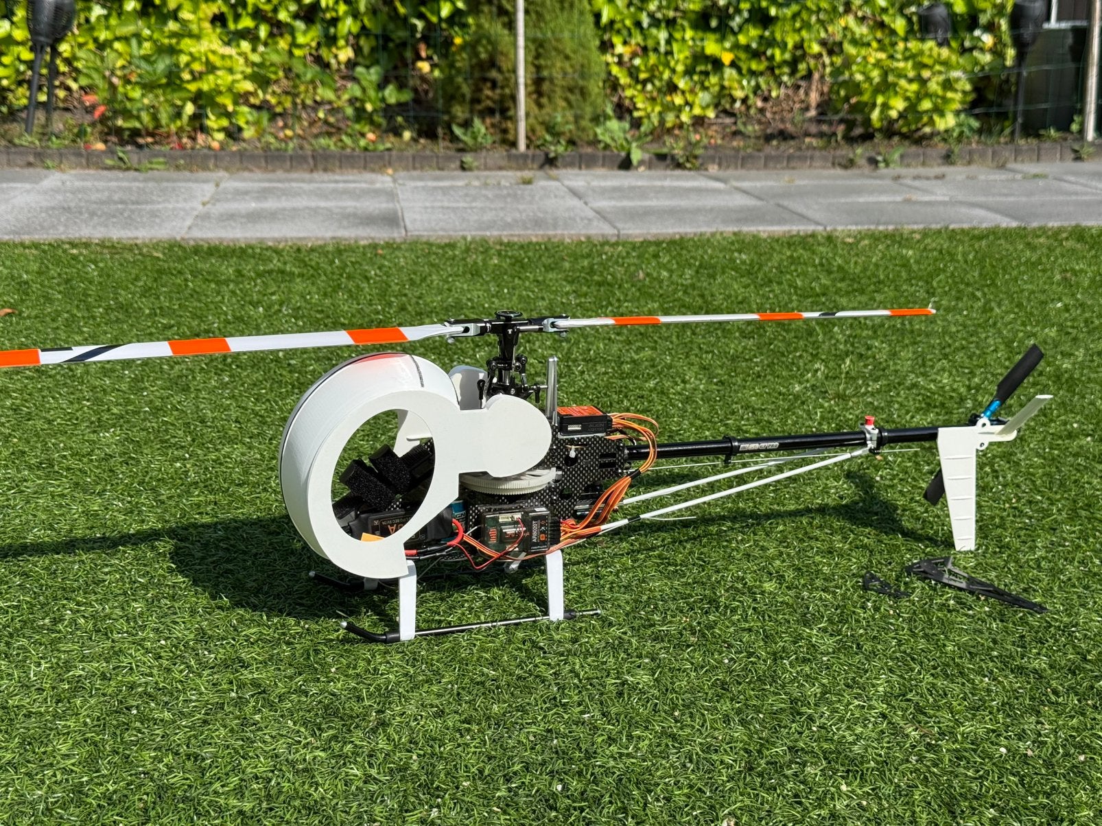 Tarrot 450 pro rc helicopter met beastx en Schweizer rompje, Hobby en Vrije tijd, Ophalen, Gebruikt, Elektro, Helikopter
