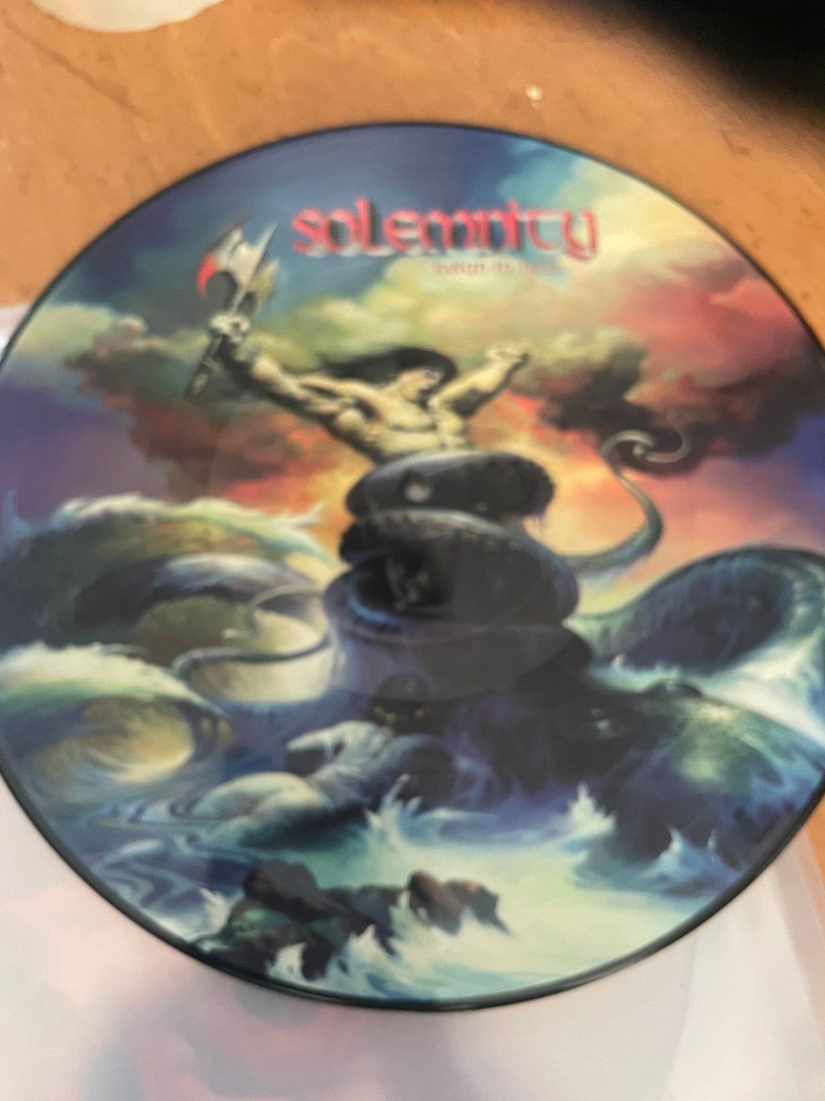 Solemnity - reign in hell pdisc, Ophalen of Verzenden, Zo goed als nieuw