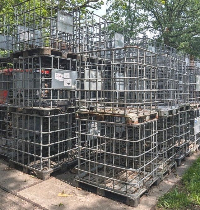 IBC kratten / opslag kratten, Minder dan 3 m³, Ophalen