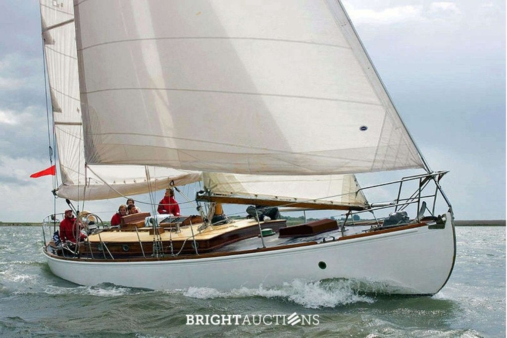 Max Oertz Bermudan Cutter 44ft, Watersport en Boten, 60 pk, Gebruikt, Hout, 13 m
