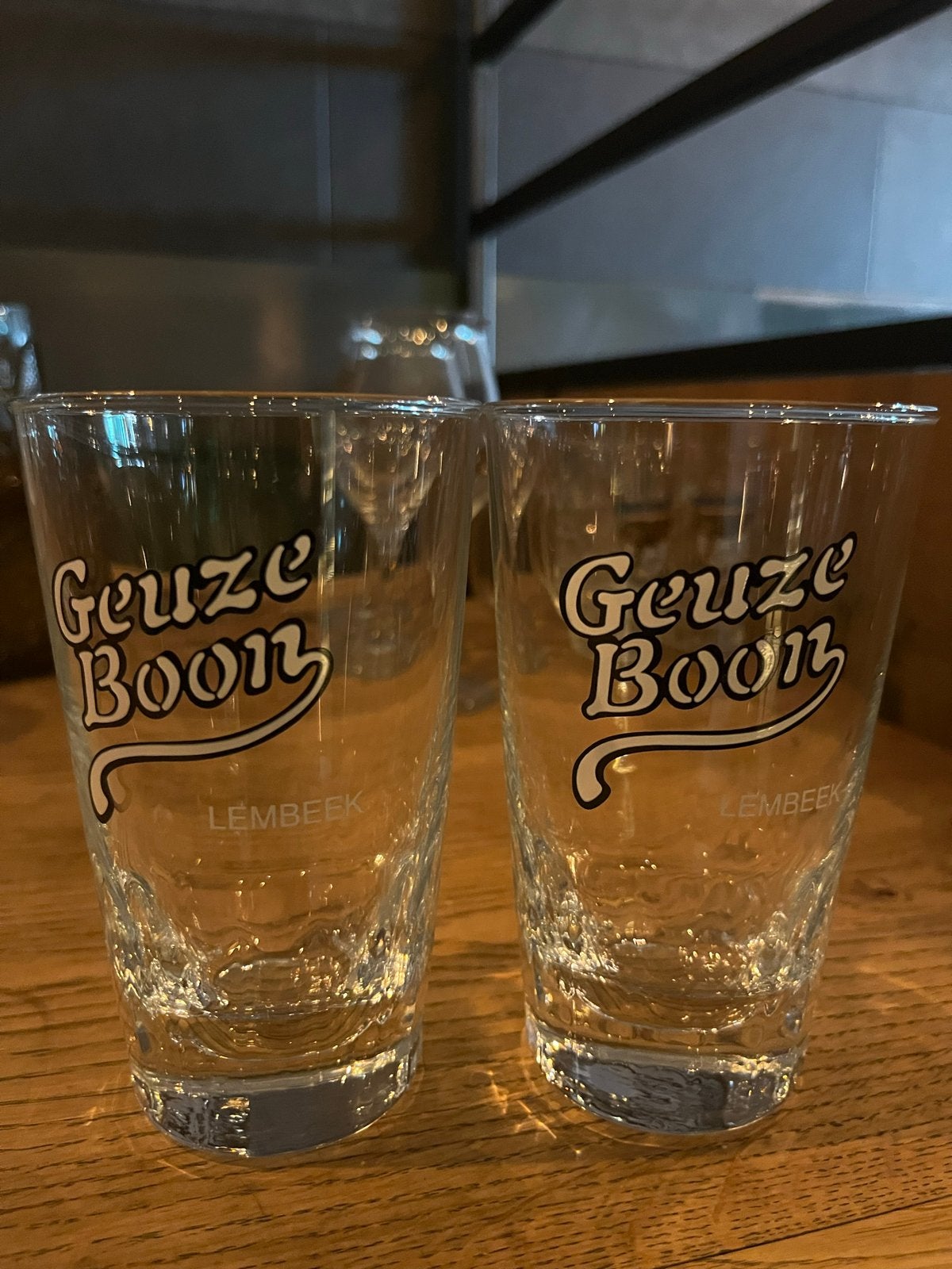 Geuze Boon bierglazen - Set van 6, Verzamelen, Biermerken, Ophalen of Verzenden, Nieuw, Glas of Glazen, Gulpener