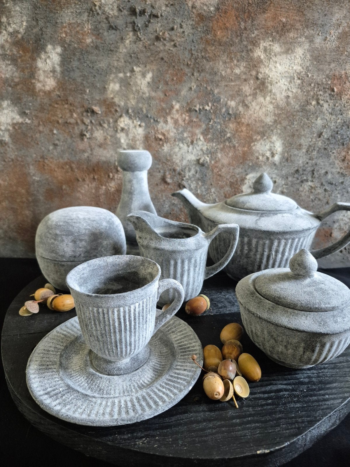 Thee/koffieset landelijke stijl, Ophalen of Verzenden