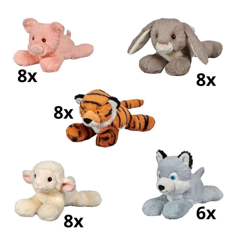 Partij knuffels - 38 stuks - Dieren knuffels - Nieuw, Overige merken, Overige karakters, Overige typen, Nieuw