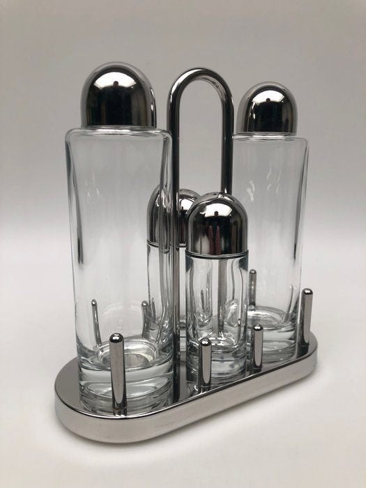 Alessi cruet set, Ophalen of Verzenden, Zo goed als nieuw, Metaal, Alessi