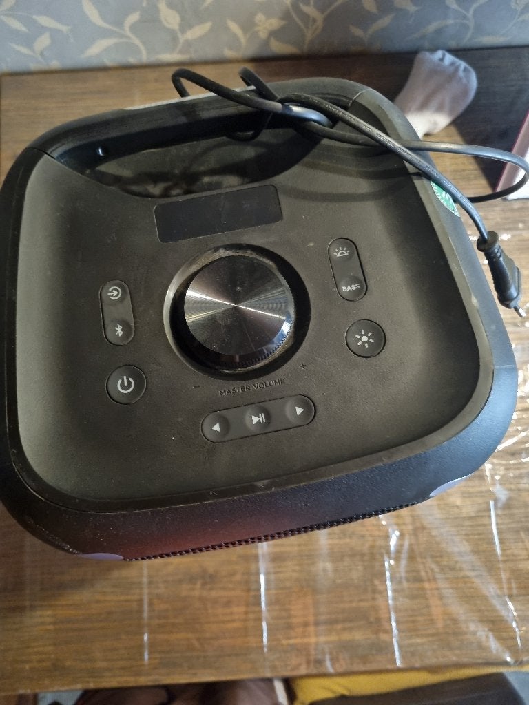 blue tooth speaker party, Party speaker, Ophalen of Verzenden, Zo goed als nieuw, Inclusief kabels