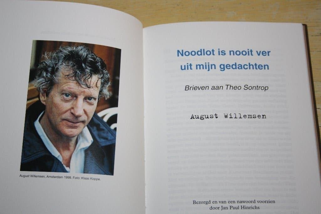 Noodlot is nooit ver uit mijn gedachten Brieven Theo Sontrop, Boeken, Ophalen of Verzenden, Zo goed als nieuw