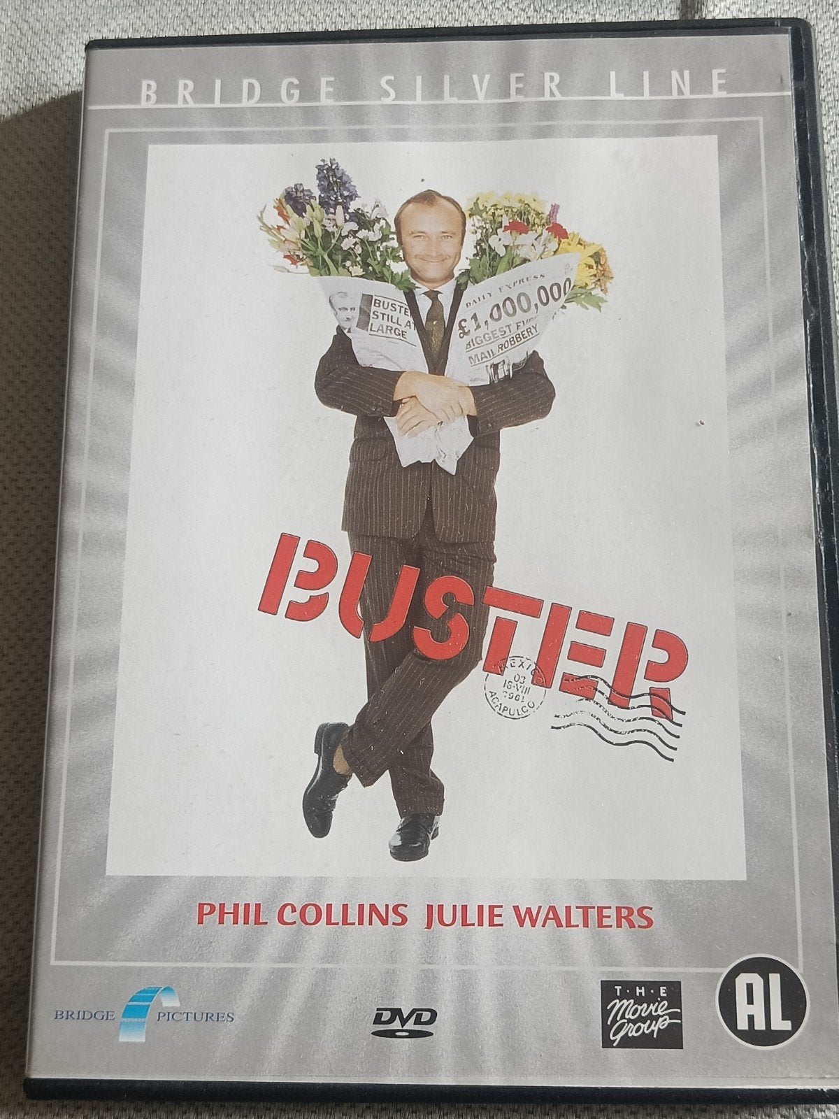 Buster - Phil Collins DVD (Bridge Silver Line), Maffia en Misdaad, Nederlands, Ophalen of Verzenden, Vanaf 12 jaar