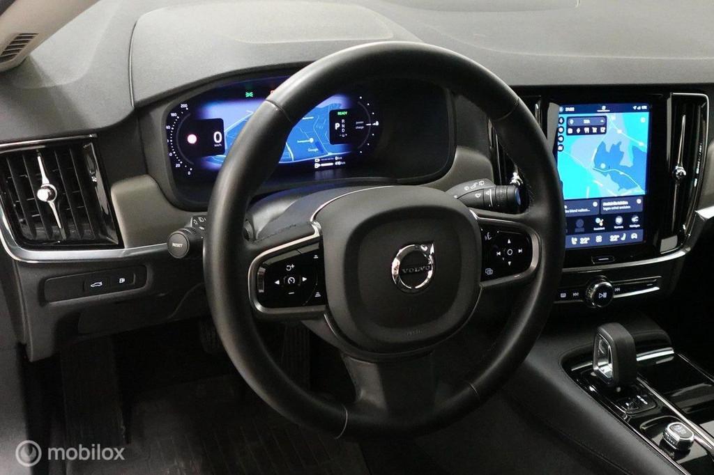 Volvo V90 2.0 T6 Plug-in hybrid AWD Core Bright, trekhaak, Auto's, Automaat, 4 cilinders, 1969 cc, Blauw