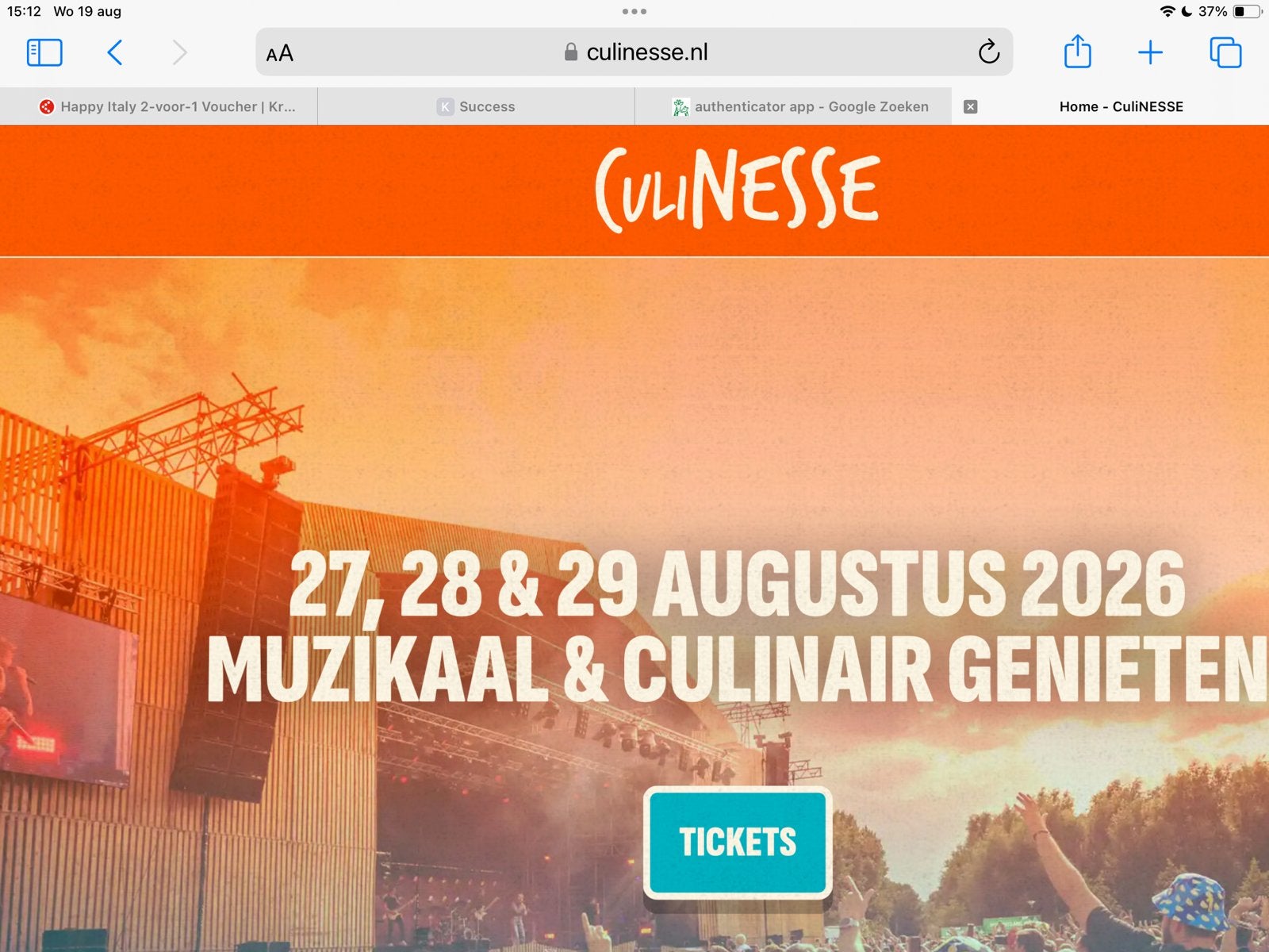 1 kaart 29 augustus culinesse, Eén persoon