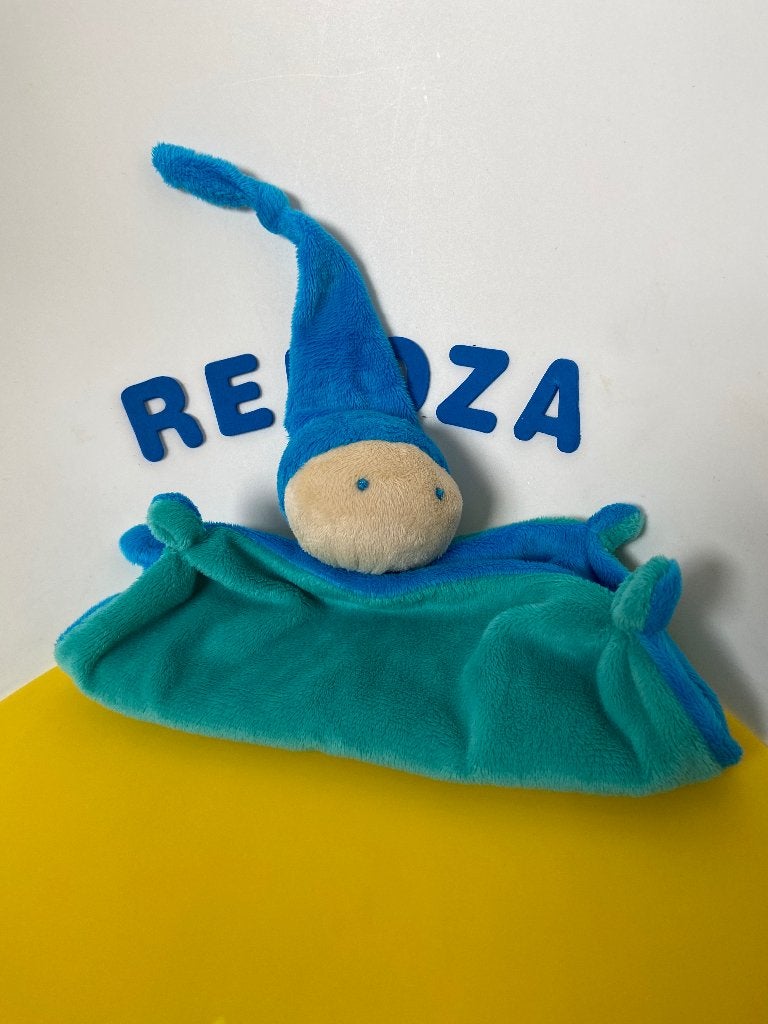K1660 difrax softdoek blauw groen klein formaat, Ophalen of Verzenden, Zo goed als nieuw, Overige typen