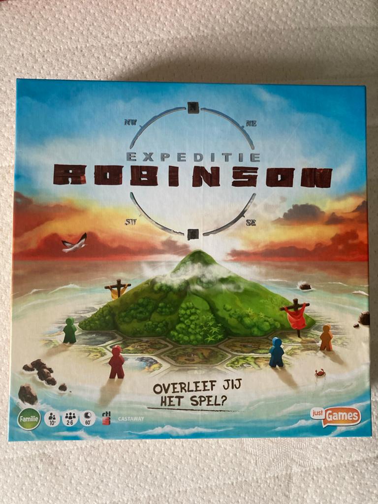 Expeditie Robinson Bordspel - Overleef jij het spel?, Een of twee spelers, Ophalen of Verzenden, Zo goed als nieuw
