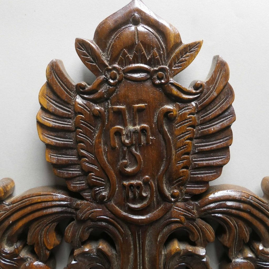 Blawong Keris BV4 Kris houder m.logo Kraton Yogyakarta Java, Ophalen of Verzenden