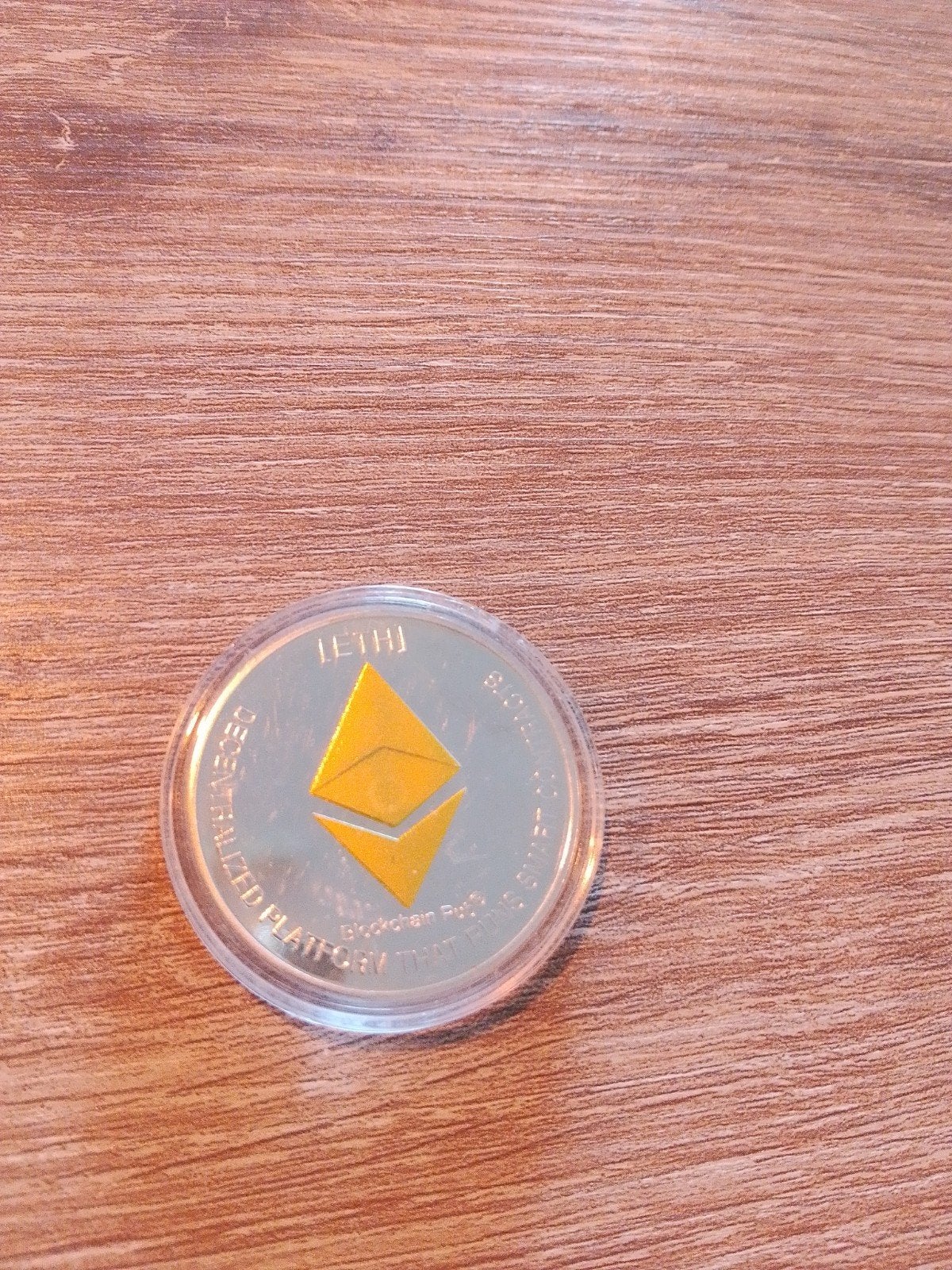 Ethereum Crypto Munt - Decoratieve Collectie, Ophalen of Verzenden, Overige landen, Losse munt