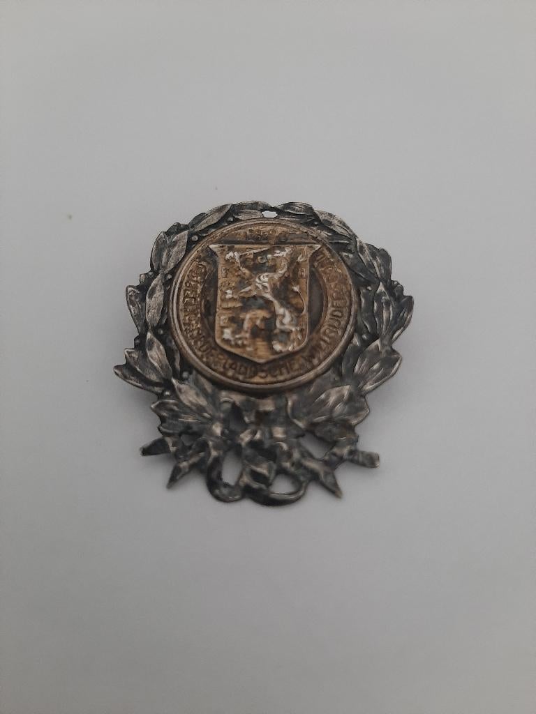 Penning Algemene Nederlandsche Wielrijdersbond 1883, Ophalen of Verzenden, Zilver, Nederland