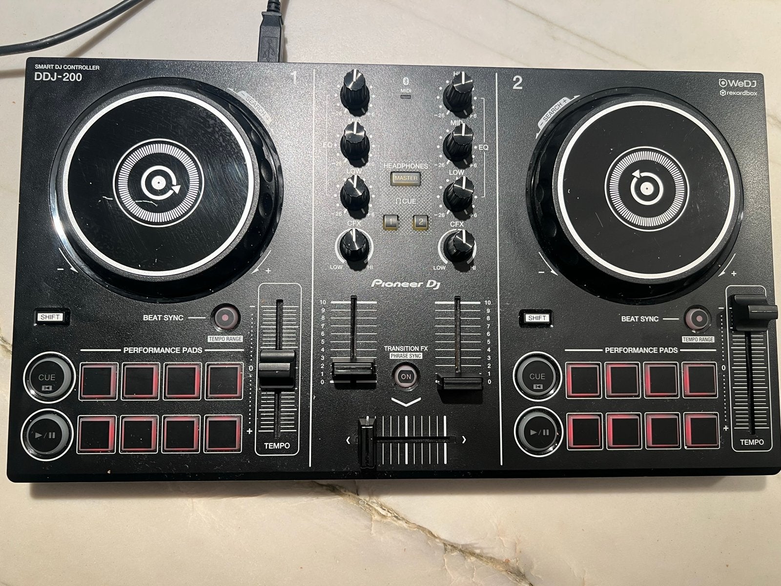 Pioneer DDJ-200 DJ Controller, Muziek en Instrumenten, Ophalen of Verzenden, Gebruikt, Dj-set, Pioneer