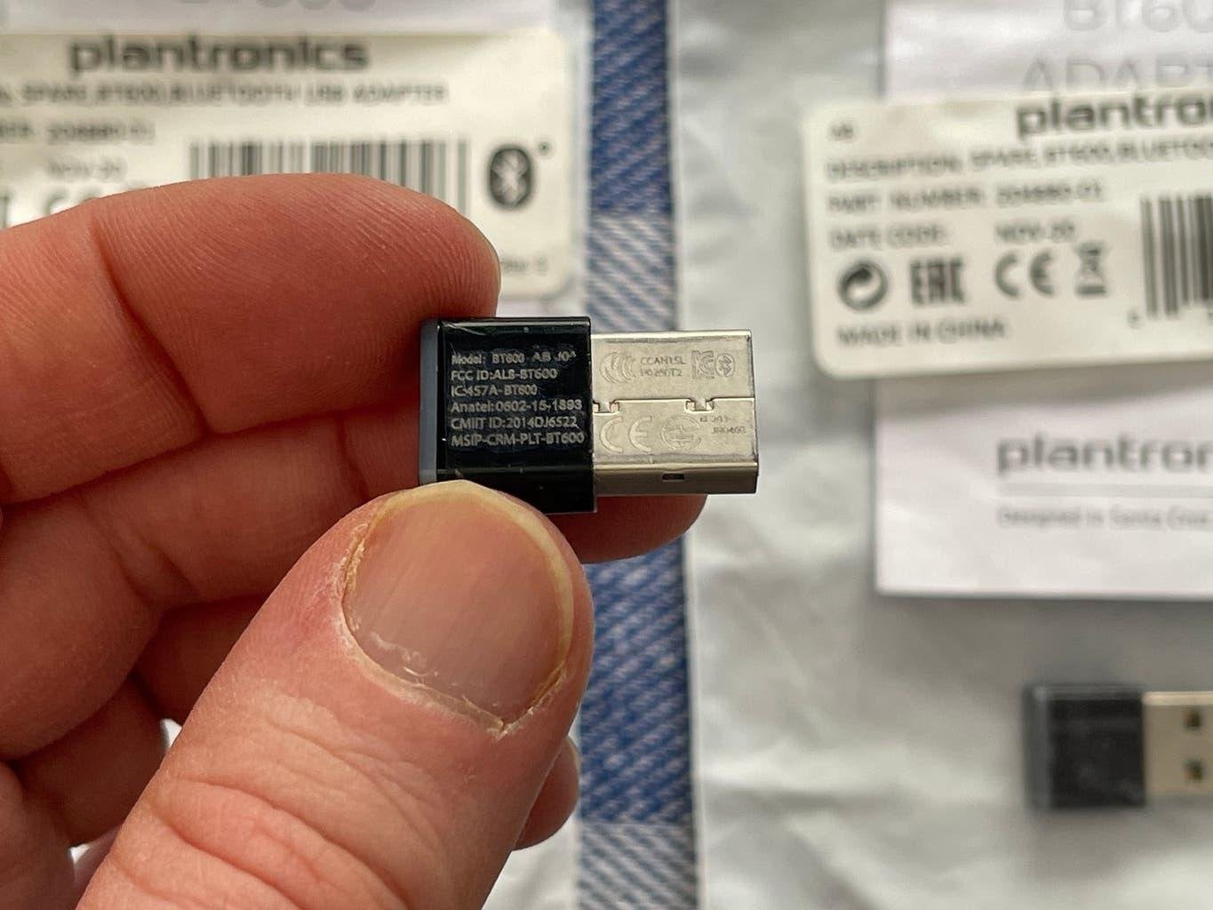 Plantronics Bluetooth USB dongle BT600 USB-A, Computers en Software, Headsets, Nieuw, Verzenden