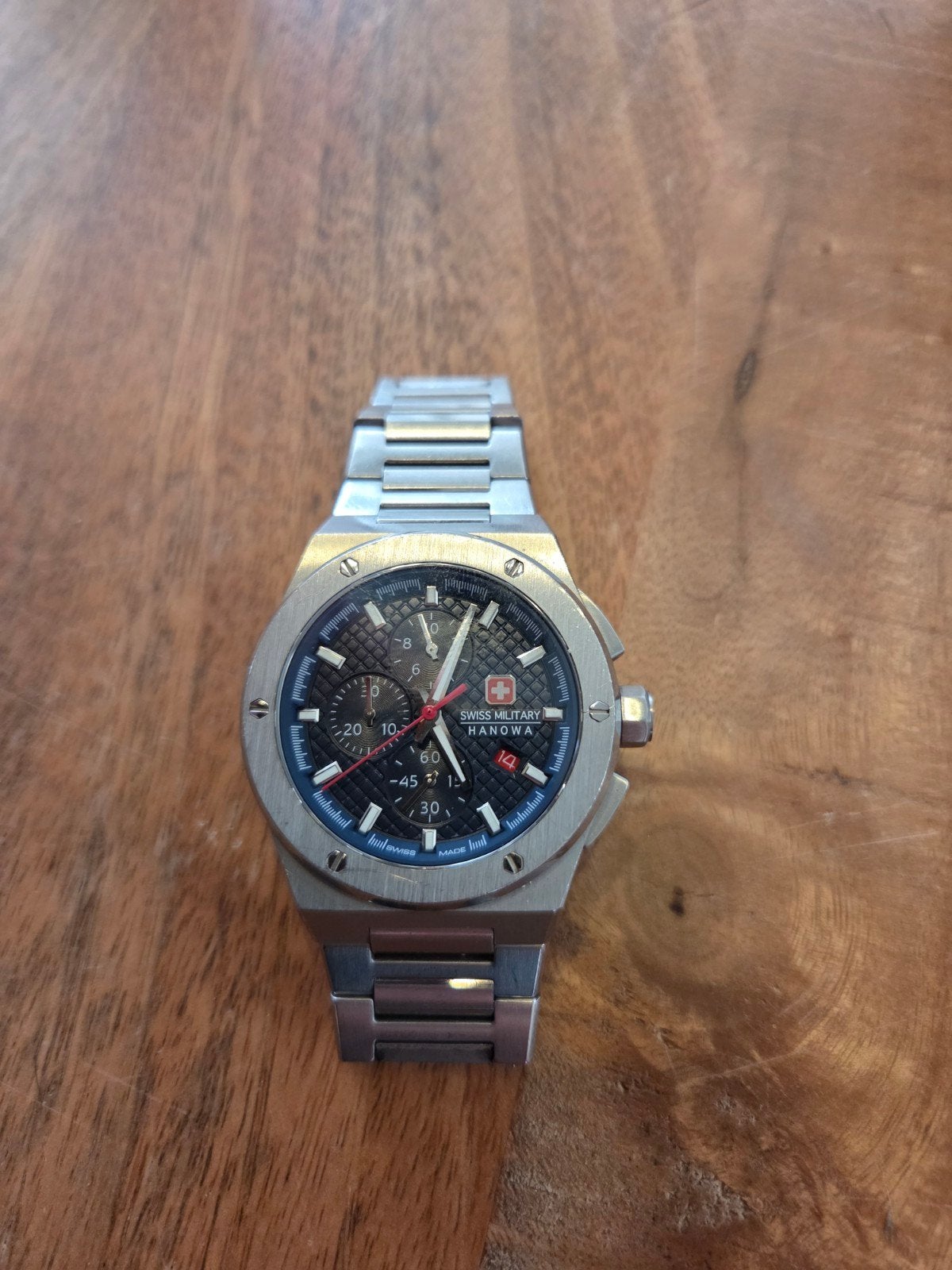 Swiss Military Hanowa Polshorloge - Herenhorloge, Overige merken, Staal, Gebruikt, Staal
