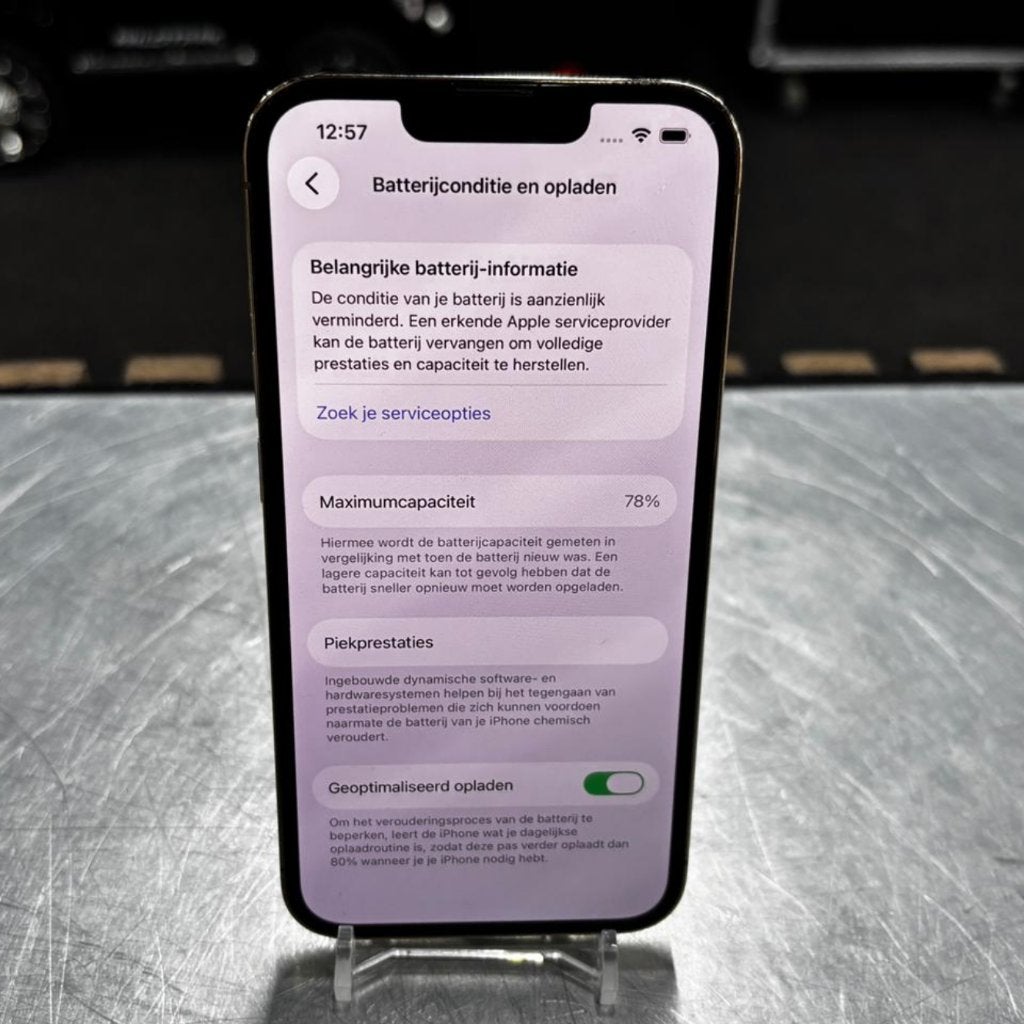 iPhone 13 Pro 128GB Goud | Batterij 78% | €339,99, Ophalen of Verzenden, Zo goed als nieuw