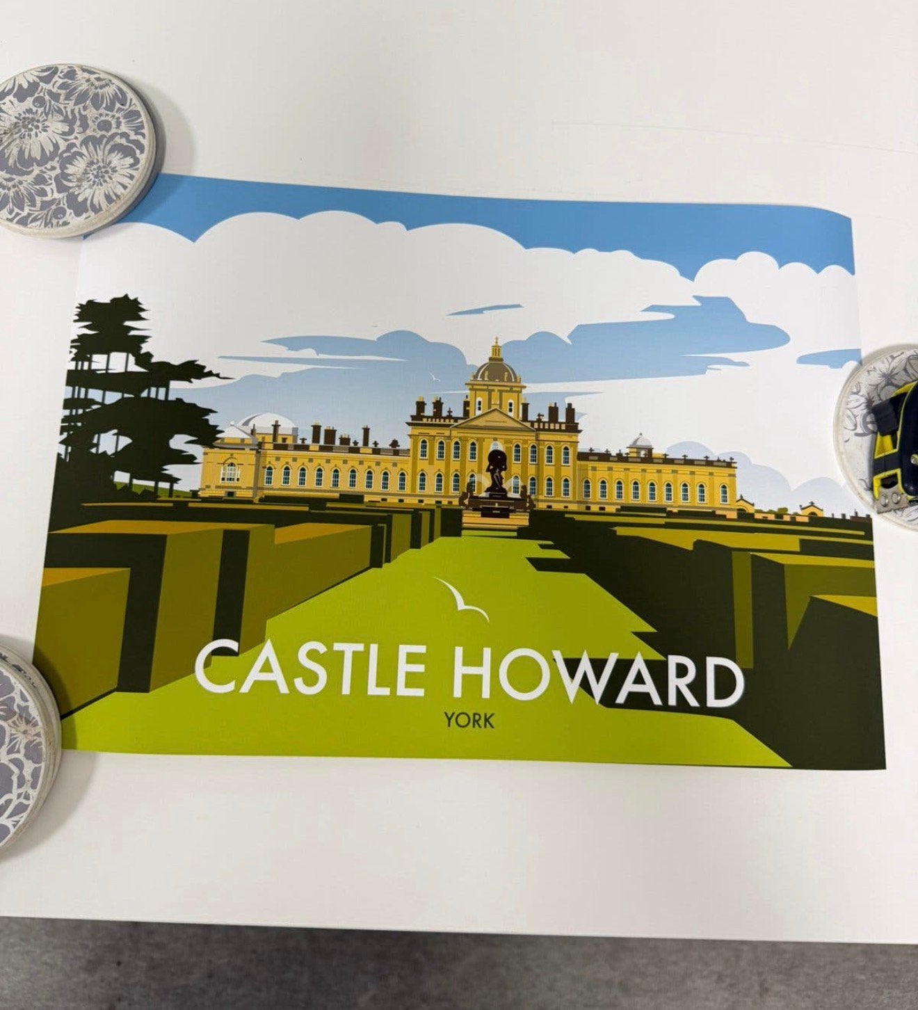 Castle Howard, York Art Print by Dave Thompson – A3 Poster, Ophalen of Verzenden, Nieuw, A1 t/m A3