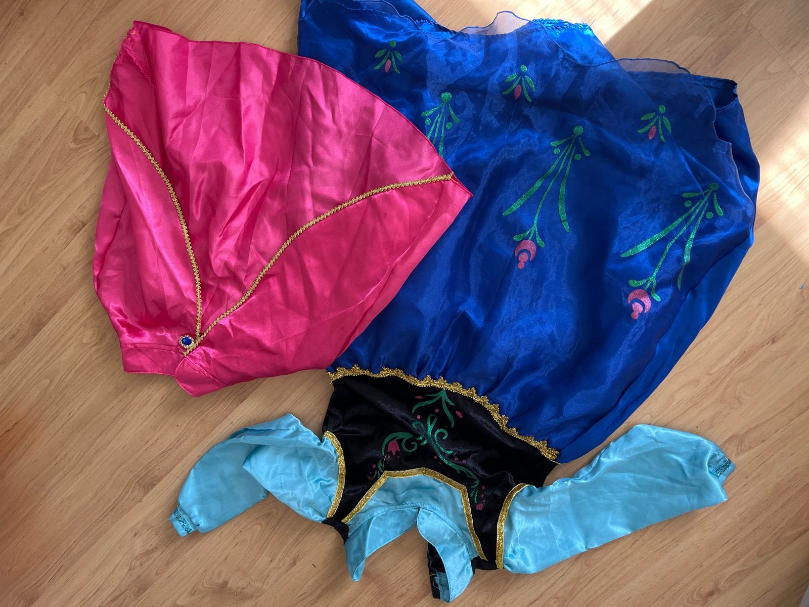 Prachtige Anna jurk Frozen - Maat 140, Kinderen en Baby's, Ophalen, Gebruikt, 134 t/m 140, Meisje