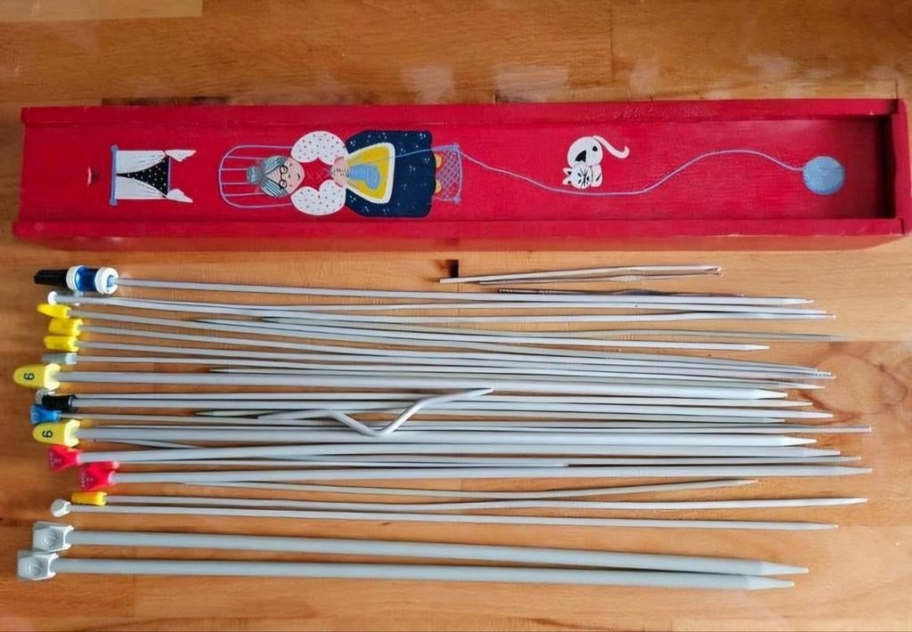 Breinaalden in bewaardoos., Hobby en Vrije tijd, Breien en Haken, Ophalen, Gebruikt, Breien, Naald