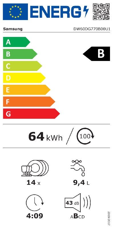 Samsung inbouw vaatwasser DW60DG770B00U1, Witgoed en Apparatuur, Evert van de Beekstraat 310 1118 CX Schiphol, Minder dan 85 cm