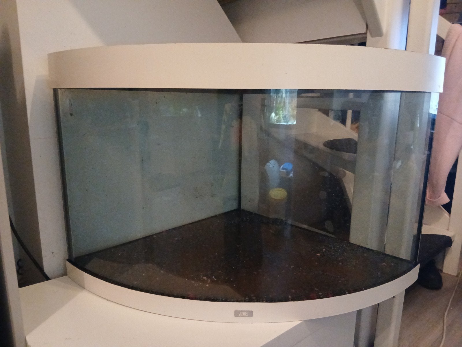 jewel trigion hoek aquarium, Dieren en Toebehoren, Ophalen, Zo goed als nieuw, Leeg aquarium, Juwel