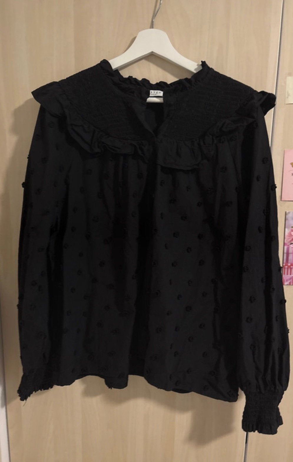 Blouse, Verzenden, Zo goed als nieuw, Maat 46/48 (XL) of groter, Zwart