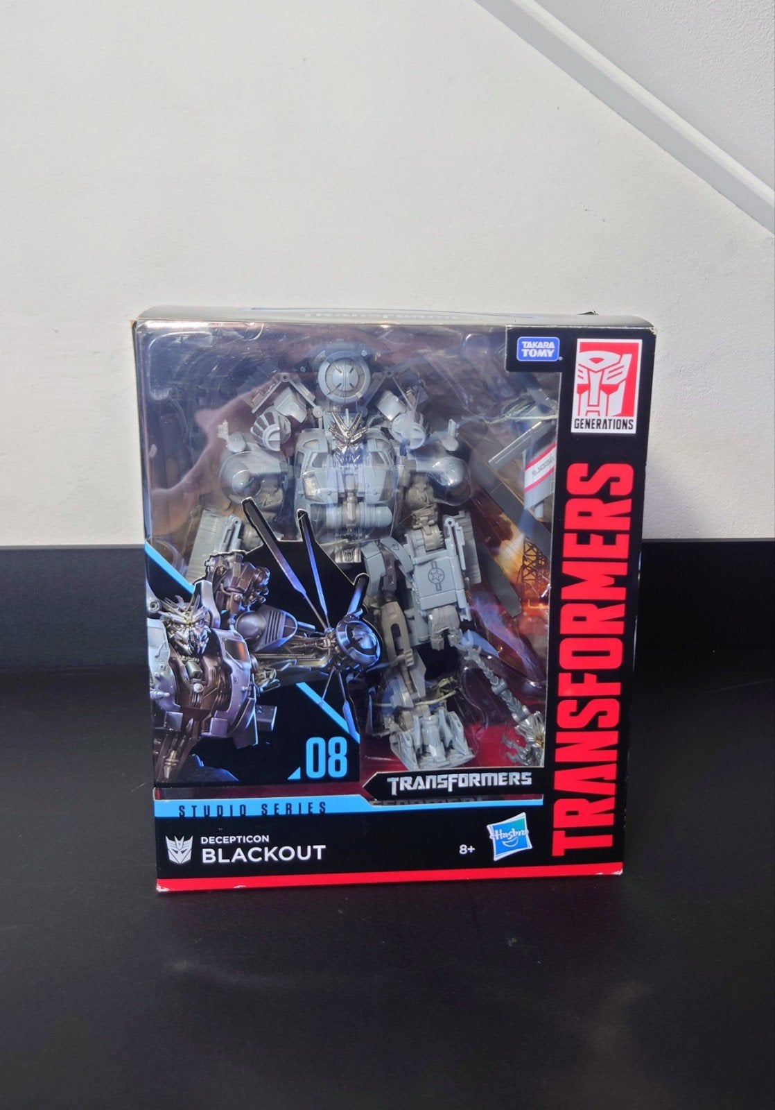 Transformers Studio Series Leader Class Blackout, Verzamelen, Transformers, Zo goed als nieuw, Overige generaties, Decepticons
