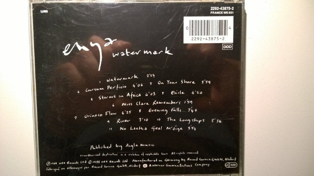 Enya - Watermark, Ophalen of Verzenden, Zo goed als nieuw, Pop, Album