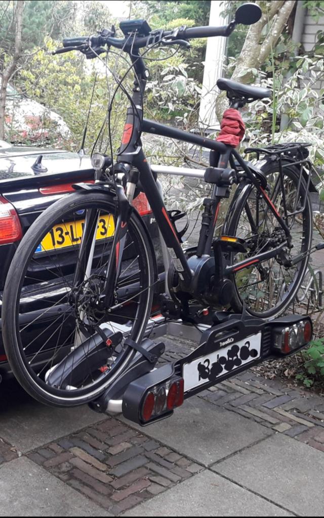 Travel & Go fietsendrager voor 2 fietsen, Ophalen, Gebruikt, 2 fietsen, Trekhaakdrager