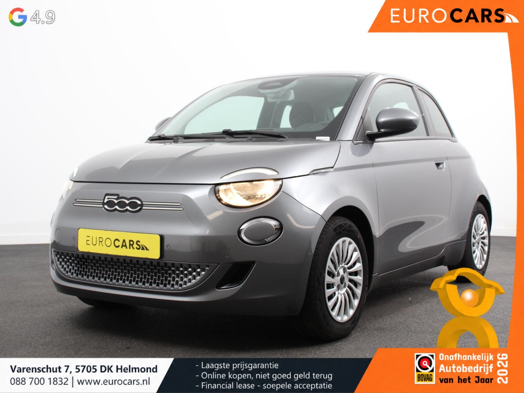 Fiat 500e Urban 42 kWh Airco Climatronic 360 Camera Stoelver, Auto's, Dealer onderhouden, Stof, Gebruikt, 4 stoelen