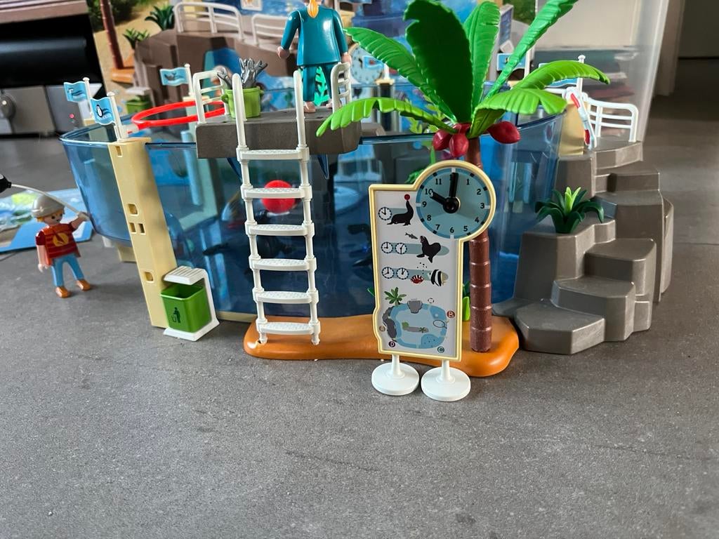 Playmobil 9060 zee aquarium, vullen met water, Kinderen en Baby's, Speelgoed | Playmobil, Ophalen of Verzenden, Zo goed als nieuw