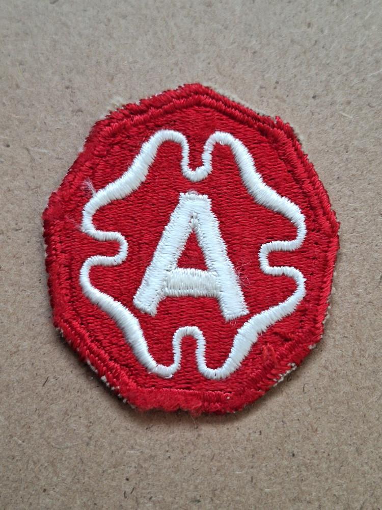 WWII US 9th army patch, Verzenden, Amerika, Embleem of Badge