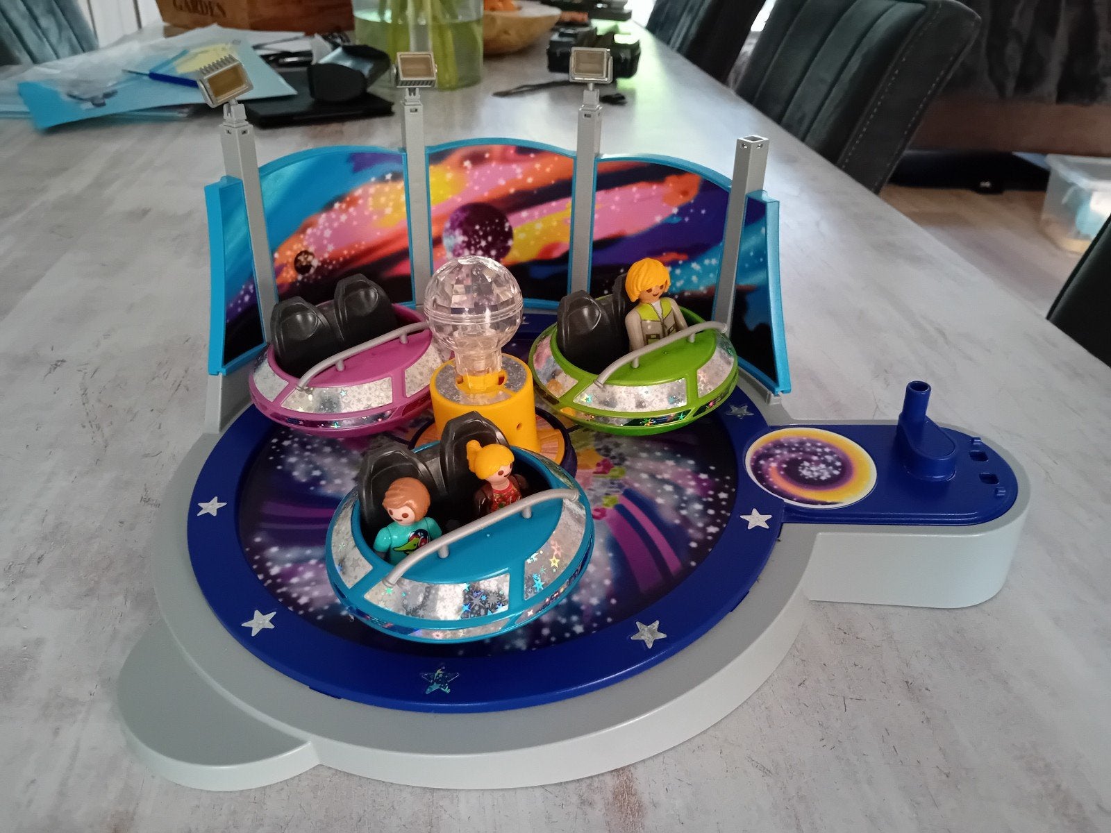Playmobil Kermis Attractie met Lichteffecten, Ophalen, Gebruikt, Jongen of Meisje