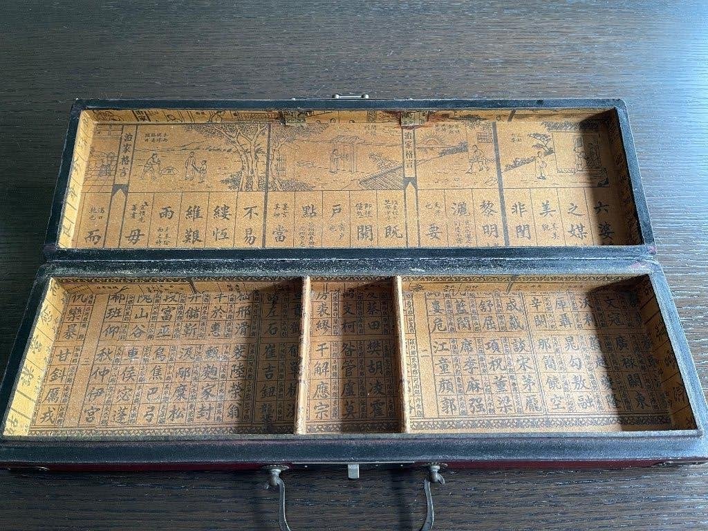 Chinese export-Mahjong set, ca. 1930-1940, Ophalen, Gebruikt