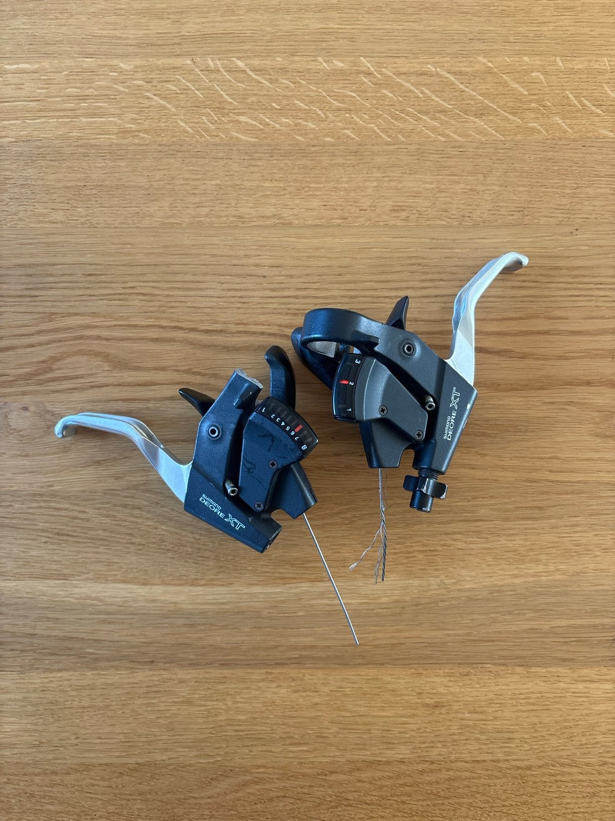 Shimano Deore XT Shifters, Gebruikt, Overige typen, Kunststof, Ophalen of Verzenden