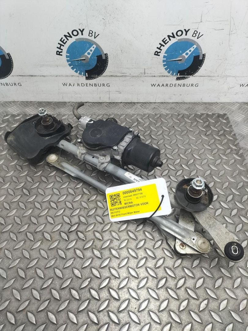 NISSAN MICRA K14 0.9 IG-T N-Connecta RUITENWISSERMOTOR VOOR, Ophalen of Verzenden, Gebruikt, ARN erkend