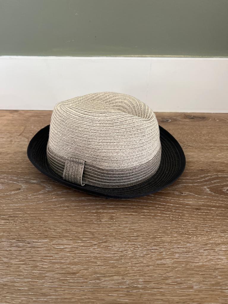 Leuk kinderhoedje - Zomerse Fedora Stijl, Ophalen, Jongetje of Meisje, Hoed, Gebruikt
