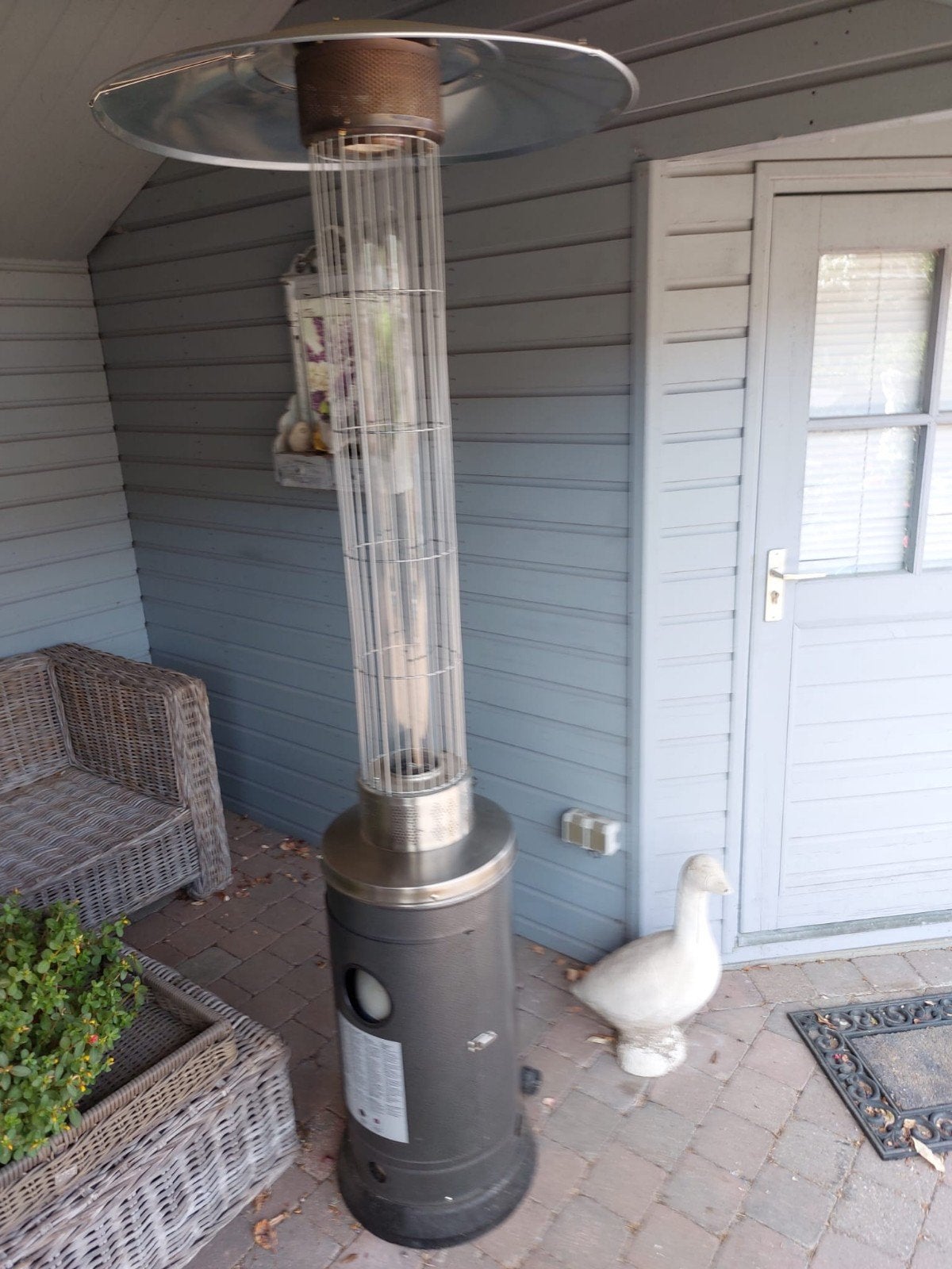 Terrasverwarmer op gas, Ophalen, Gebruikt, Gas, Vloer